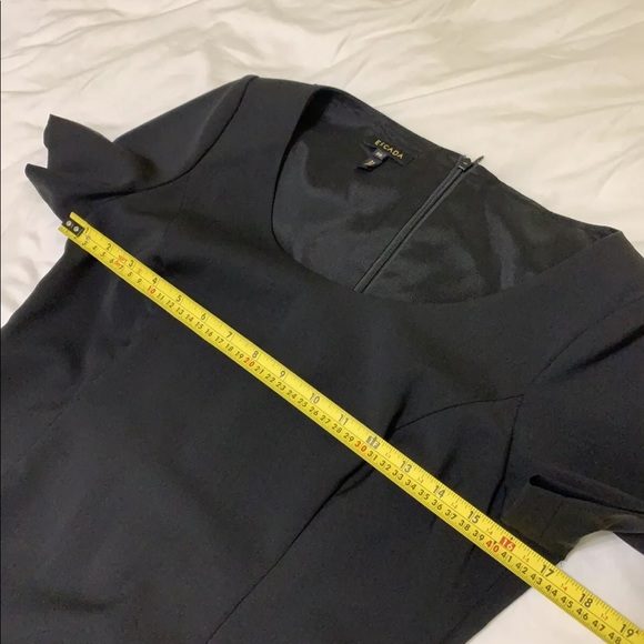 ESCADA Women’s Solid Black A Line Dress 36 - Picture 5 of 7